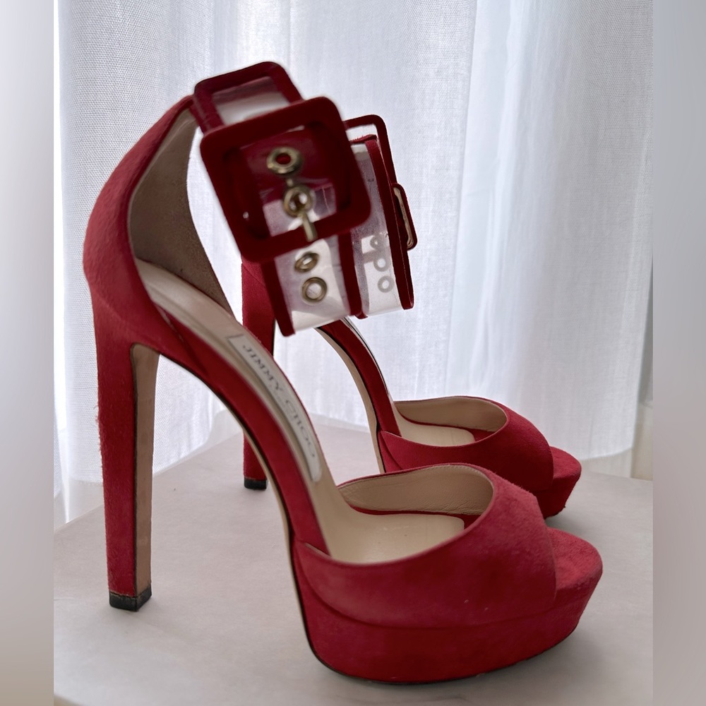 Jimmy Choo Red Stiletto Heels